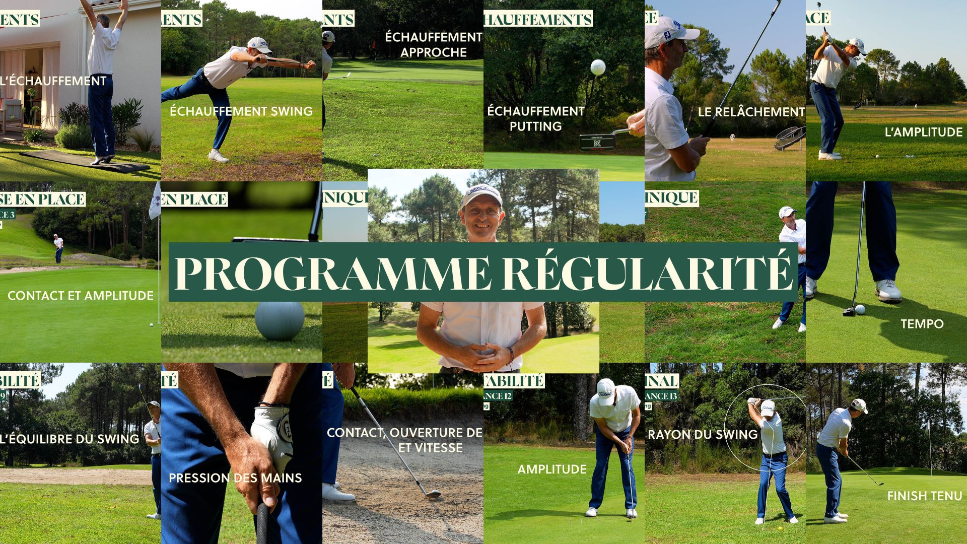 Programme régularité au golf