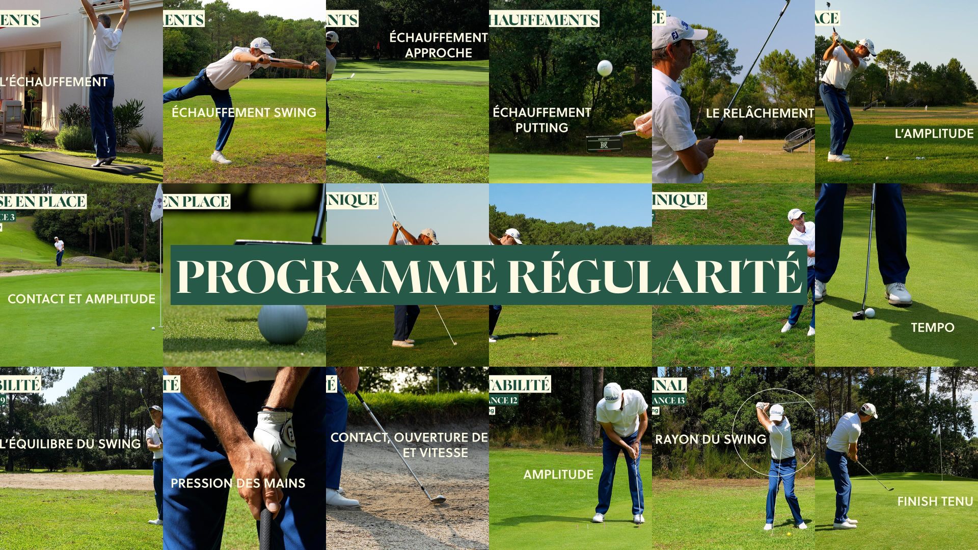 Programme régularité au golf