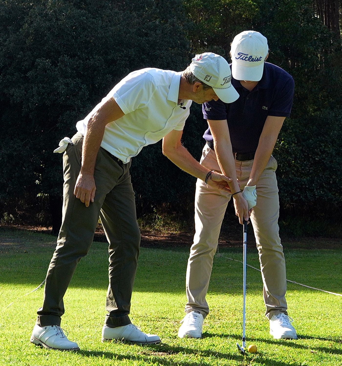 Cours de golf en face à face