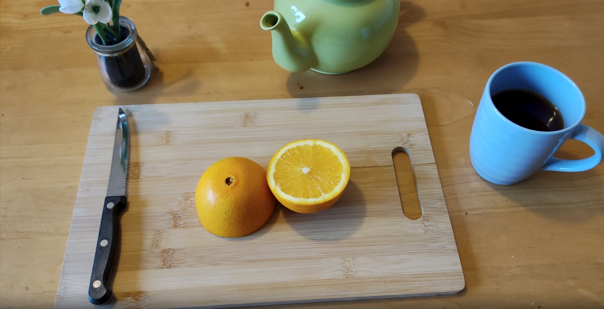 100 calories of an orange