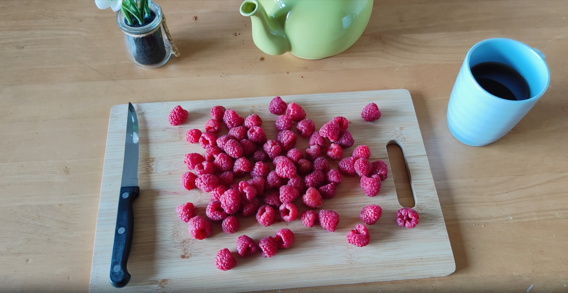 250 grams of raspberries