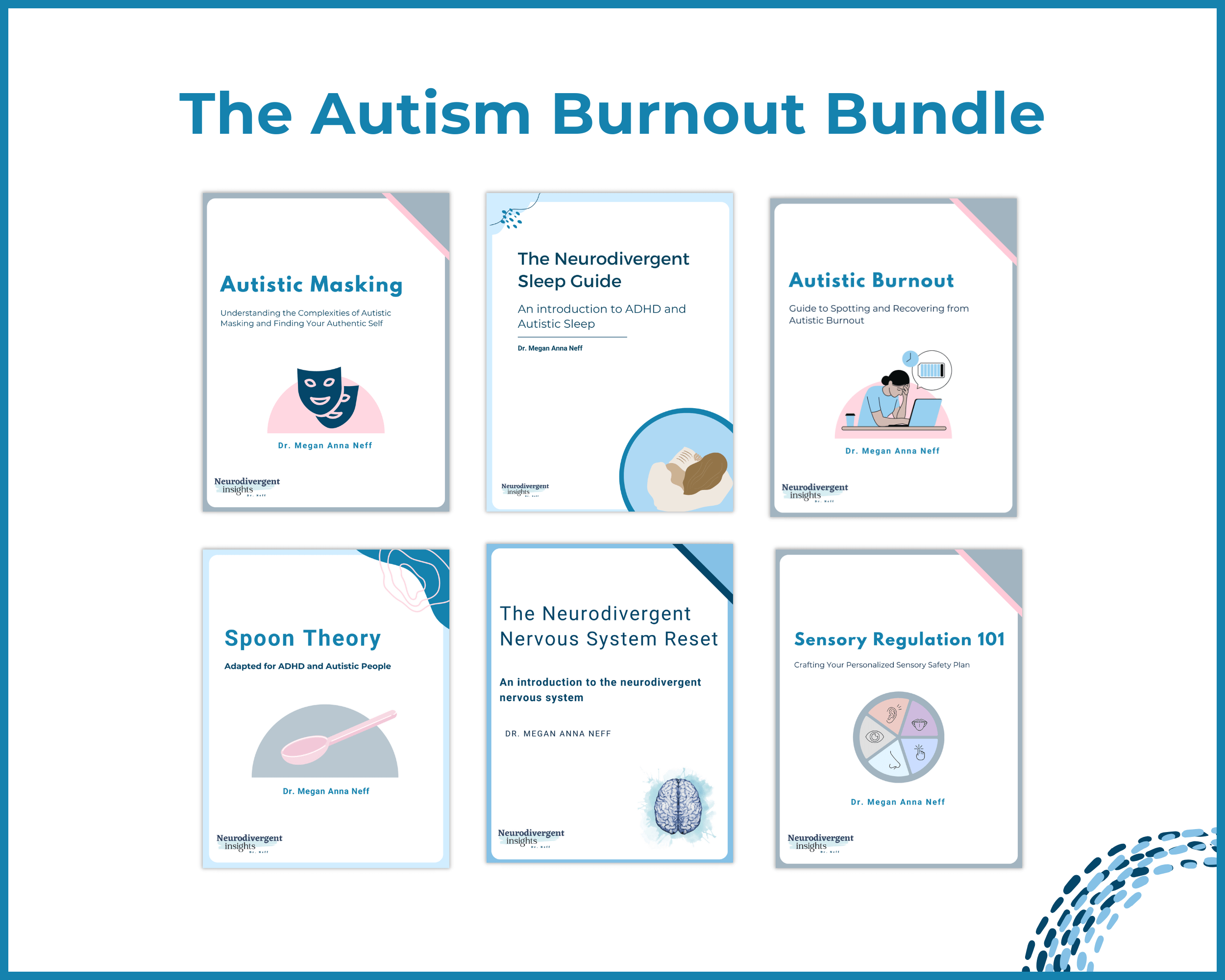 Image of six workbooks
