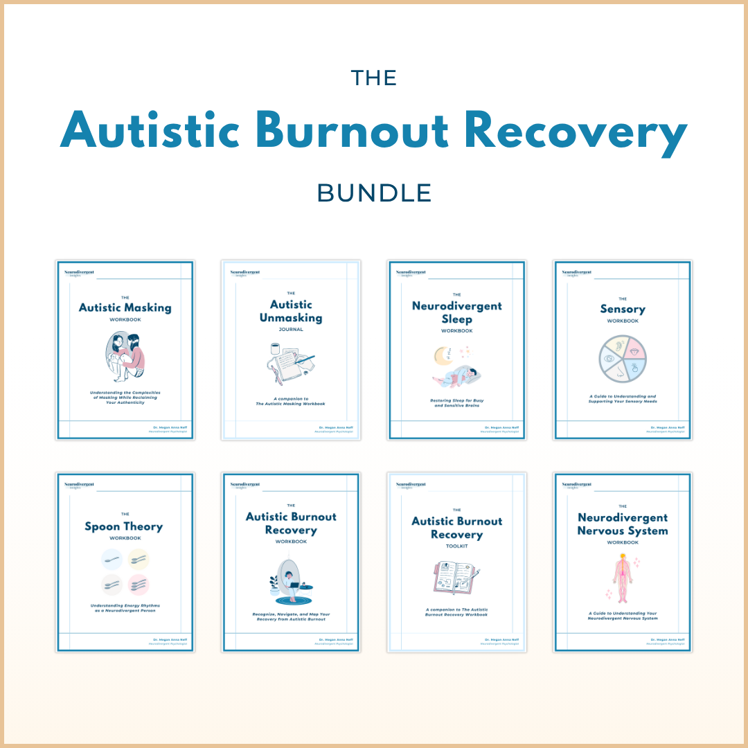 Image of six workbooks