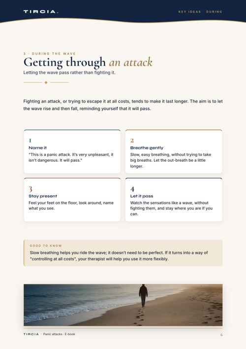 Getting through an attack: let the wave pass