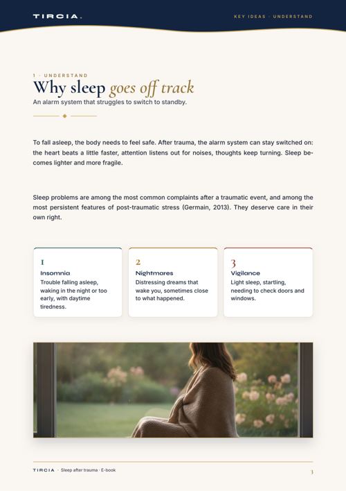 Why sleep goes off track after trauma