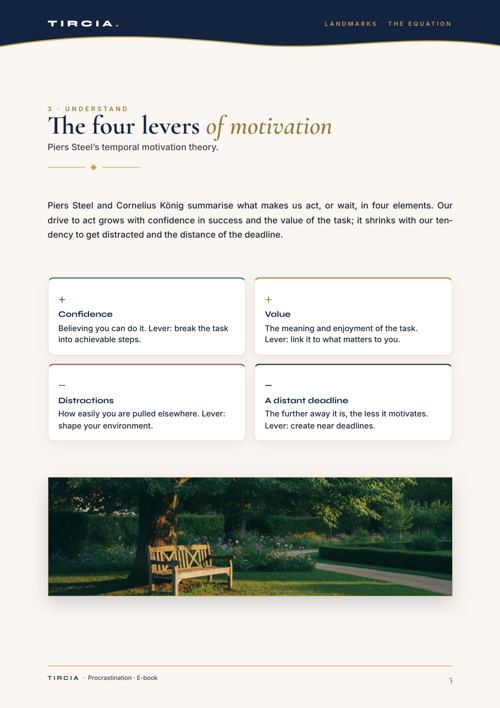 The four levers of motivation