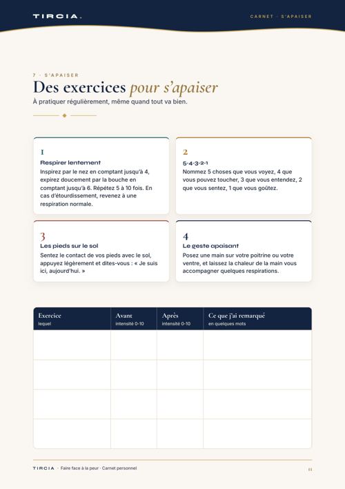 Quatre exercices pour s’apaiser, à pratiquer souvent