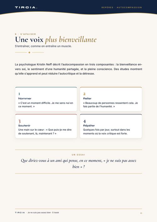 Quatre étapes pour une voix plus bienveillante