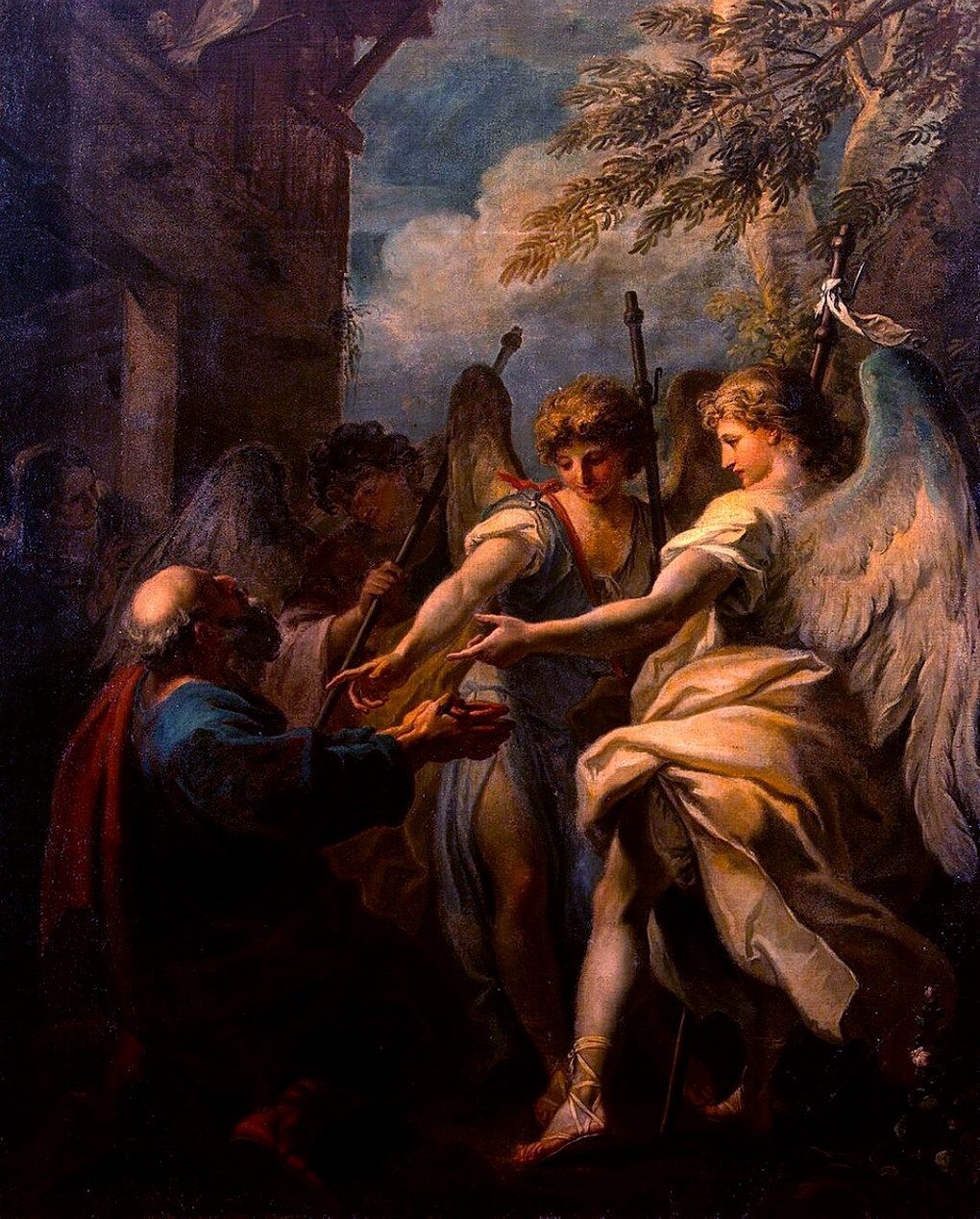 Себастьяно Риччи Авраам и три ангела Около 1694
