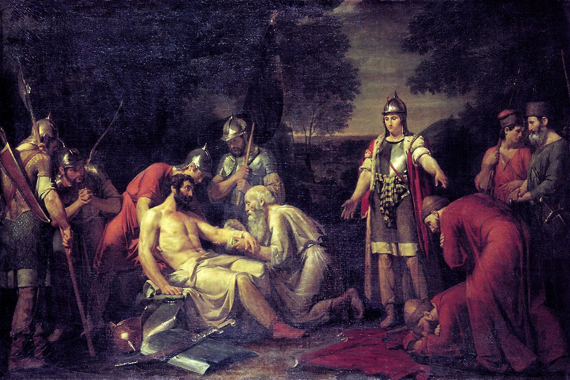 «Дмитрий Донской на Куликовом поле». Василий Сазонов, 1824