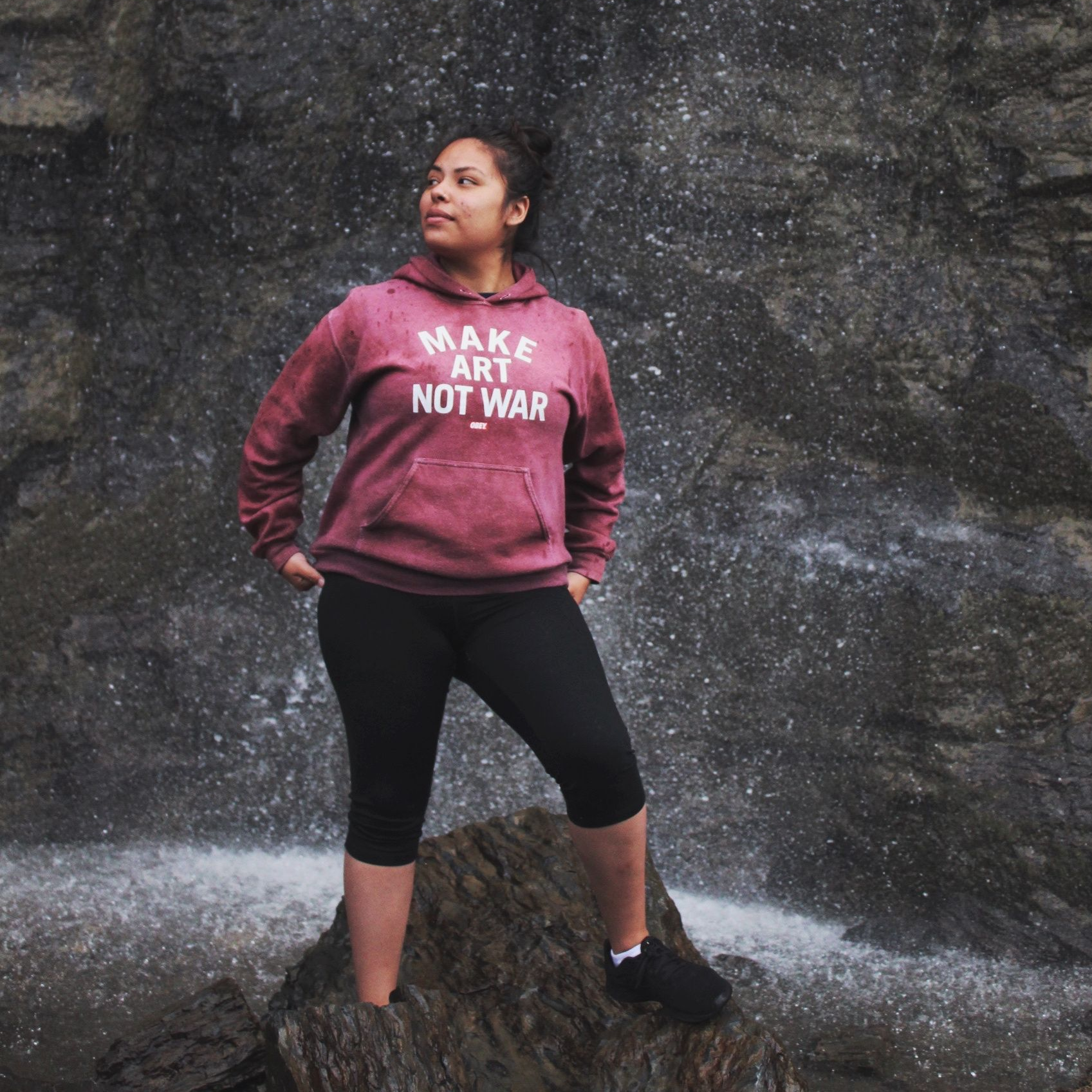 Tyra Wanatee-Flores—descendant of the Sac and Fox Nation of the Mississippi in Iowa, Two-Spirit MSW student, activist, and advocate for Indigenous mental health and Missing and Murdered Indigenous Peoples—featured for their Doin' The Work podcast episode.