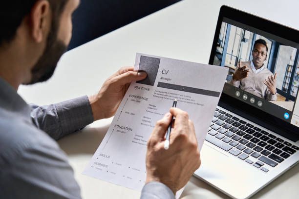 CeMAP recruiter reviewing CV