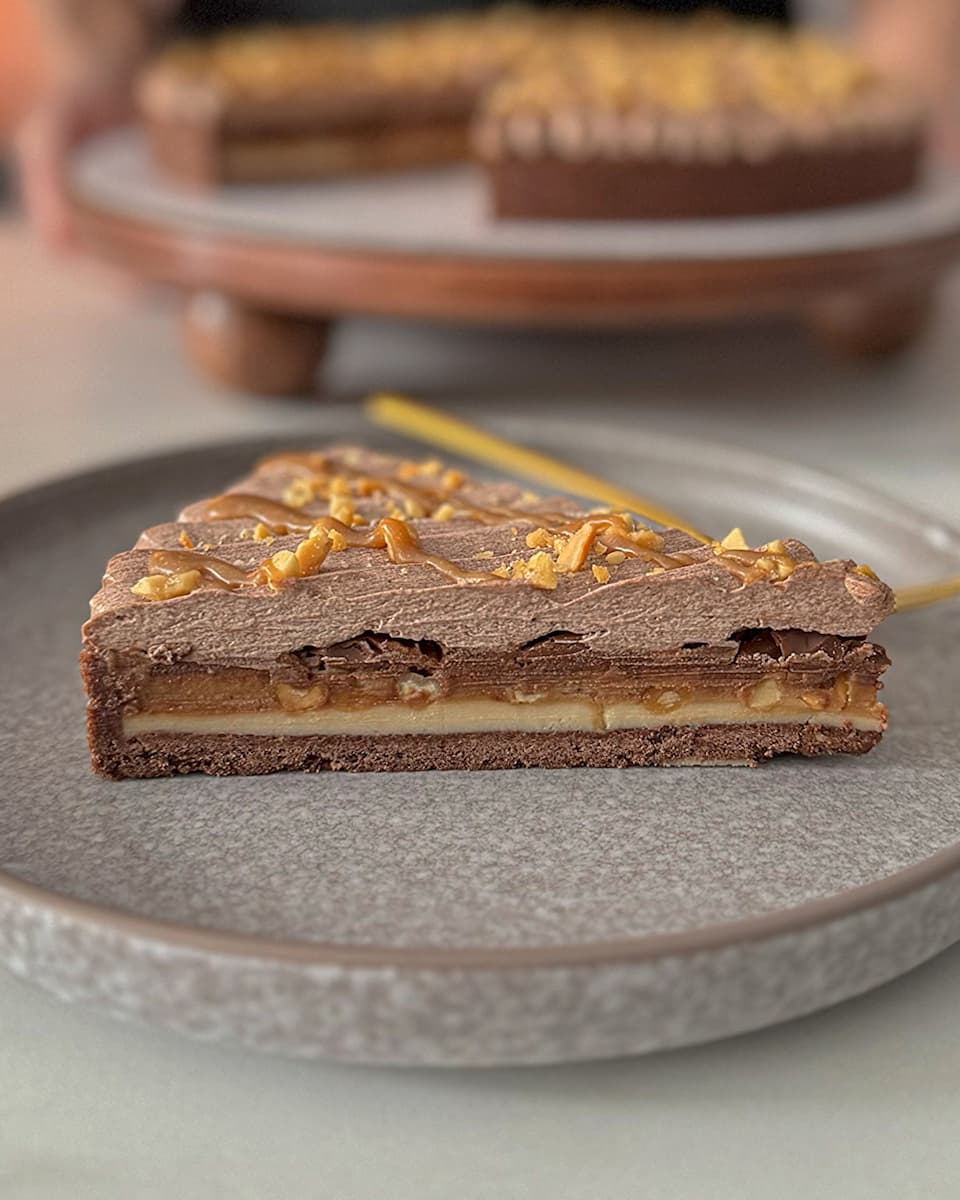 Vegan Snickers Tart – Gluten-Free and Free from Refined Sugar