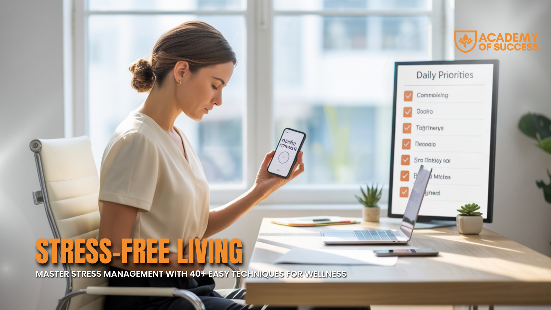 Stress-Free Living: Master Stress Management with 40+ Easy Techniques for Wellness