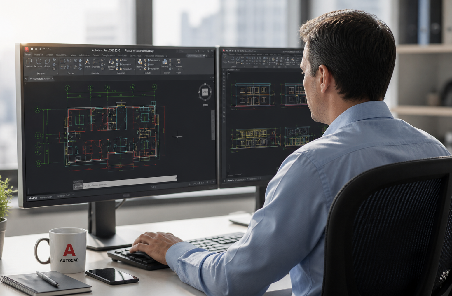 Modelado 3D, Layouts y Documentación Profesional en AutoCAD