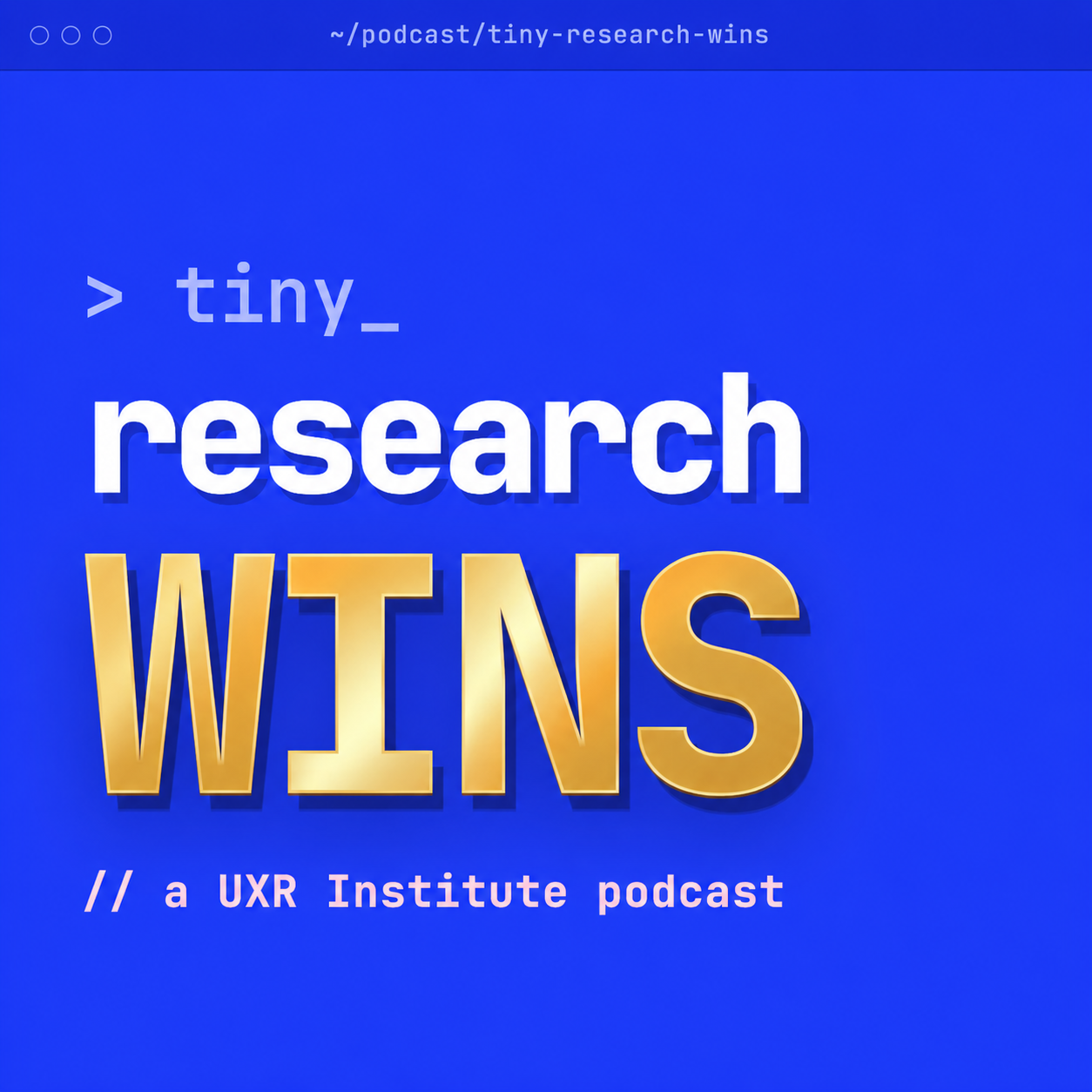Tiny Research Wins podcast cover