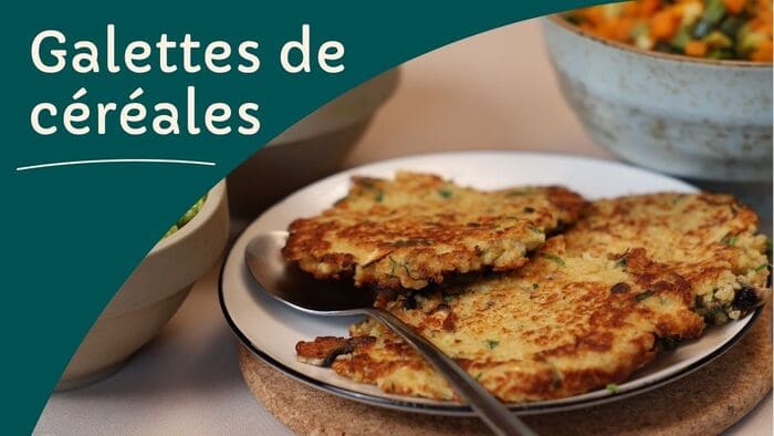 Céréales en galettes, à la poêle ou au four, en grains ou flocons