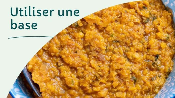 Pour obtenir un accompagnement ou une sauce savoureux