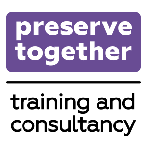 Company logo stating "Preserve Together Training and Consultancy"