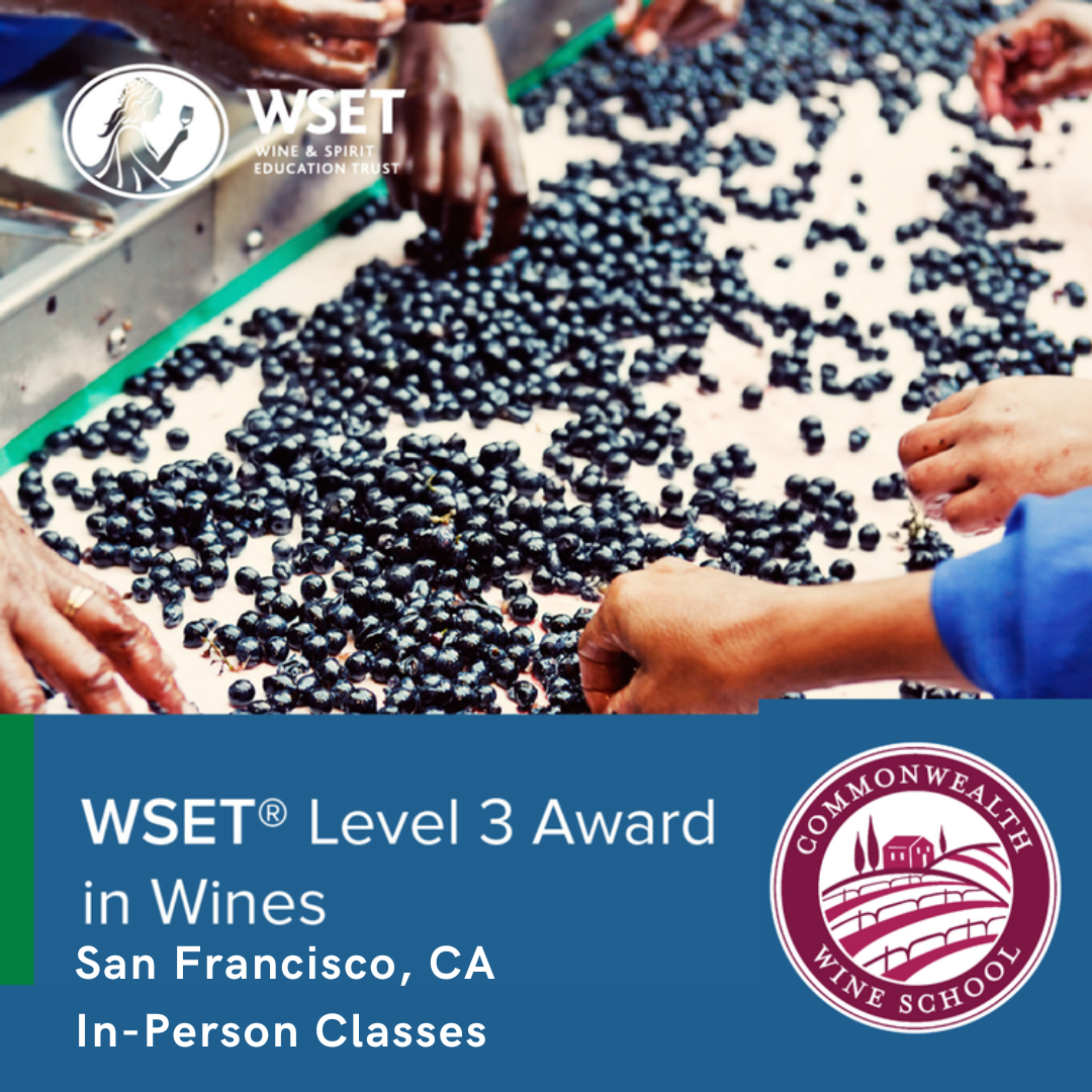 WSET Level 3 Wines - Napa Wine Class
