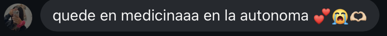 Testimonio real de estudiante M30M