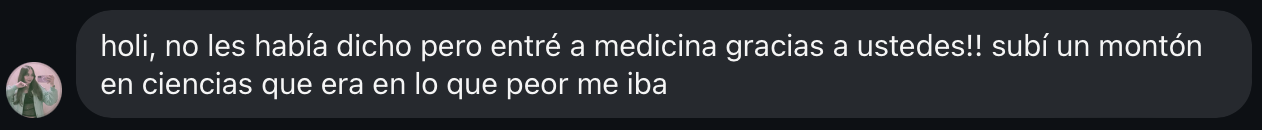 Testimonio real de estudiante M30M