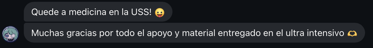 Testimonio real de estudiante M30M