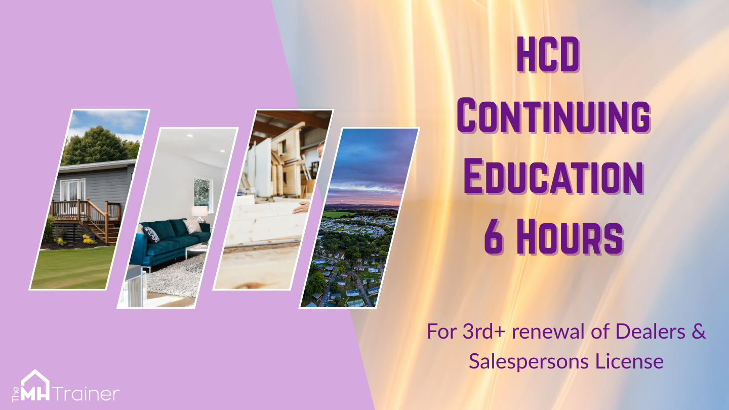 6 Hour Continuing Education Courses