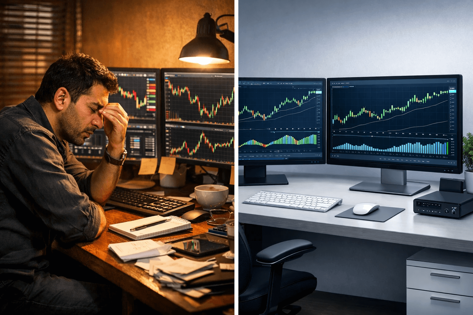 مقایسه ترید دستی و معاملات الگوریتمی در بازار فارکس