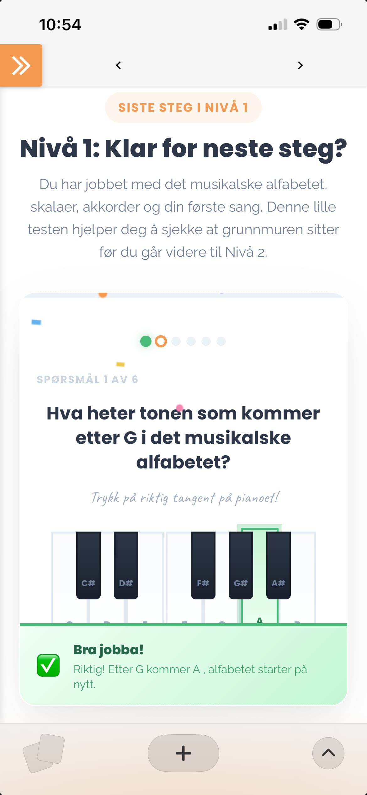 Komplett Pianist på mobil