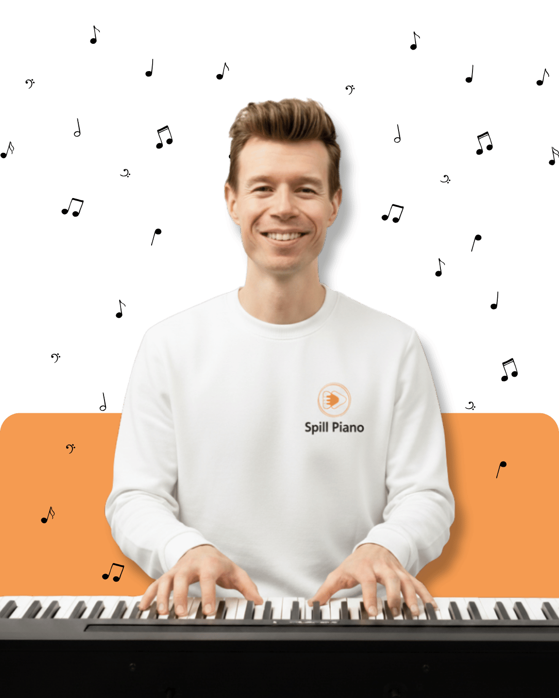 Spill Piano – hender over pianotangenter