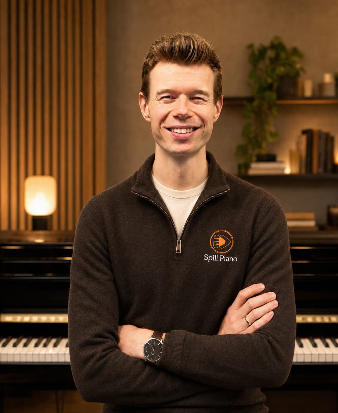 Fred-Håkon Bye, pianolærer og grunnlegger av Spill Piano