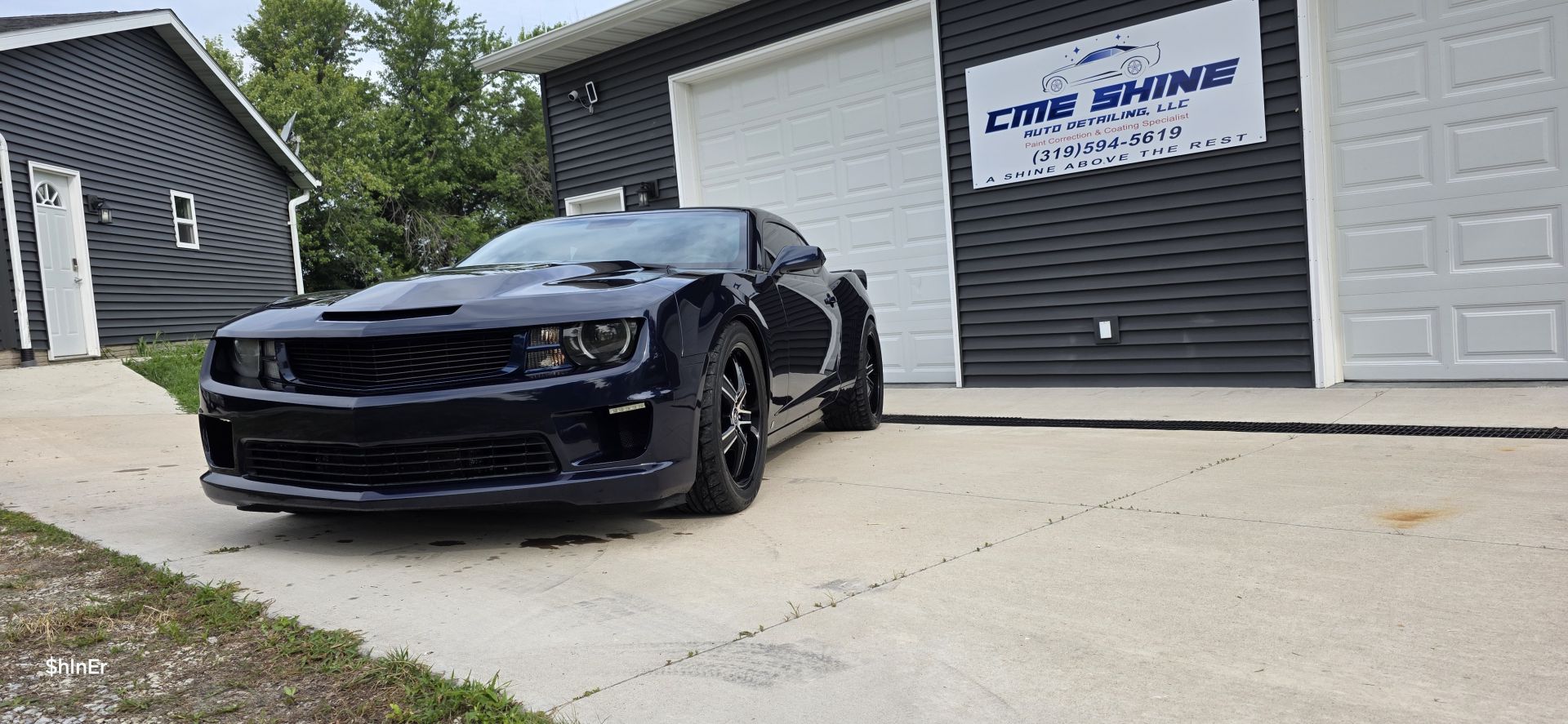 Professional ceramic coating project completed by CME Shine Detailing in Springville Iowa