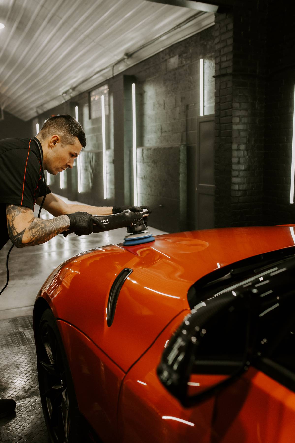 2024 Toyota Supra paint correction service performed by Ohio Pro Detailing