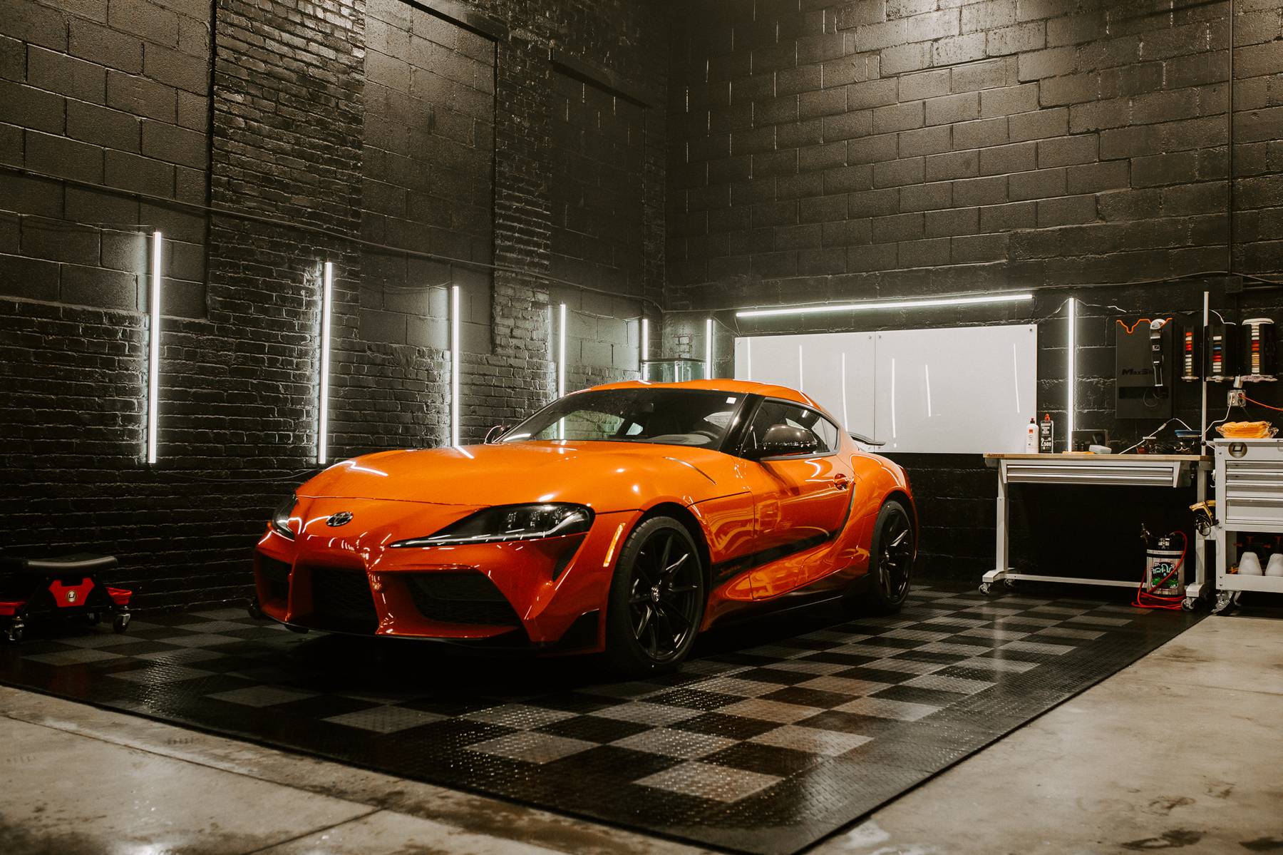 2024 Toyota Supra ceramic coating project completed by Ohio Pro Detailing in Kent Ohio