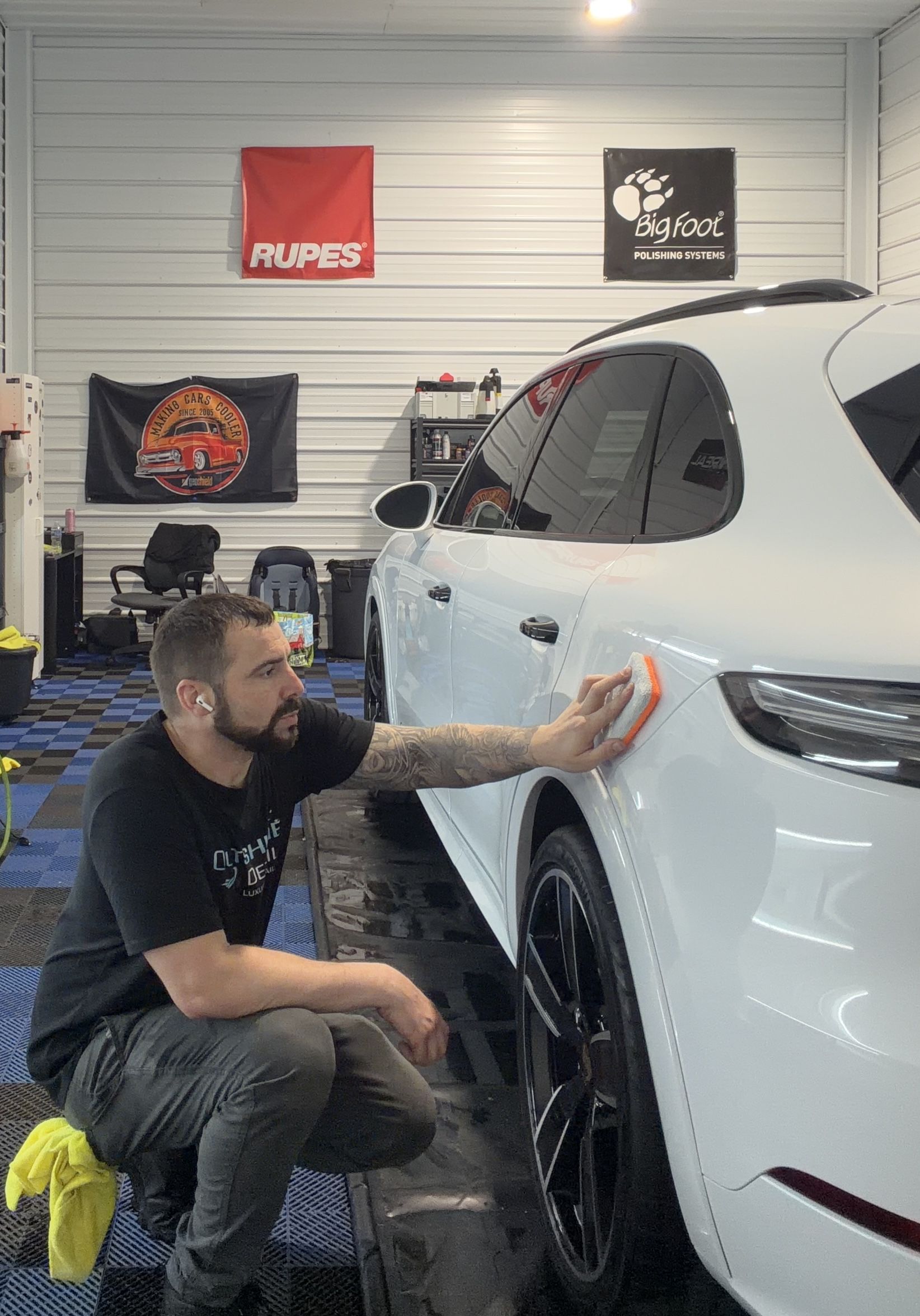 Paint correction and ceramic coating installation by Outshine Detail in Columbus Ohio