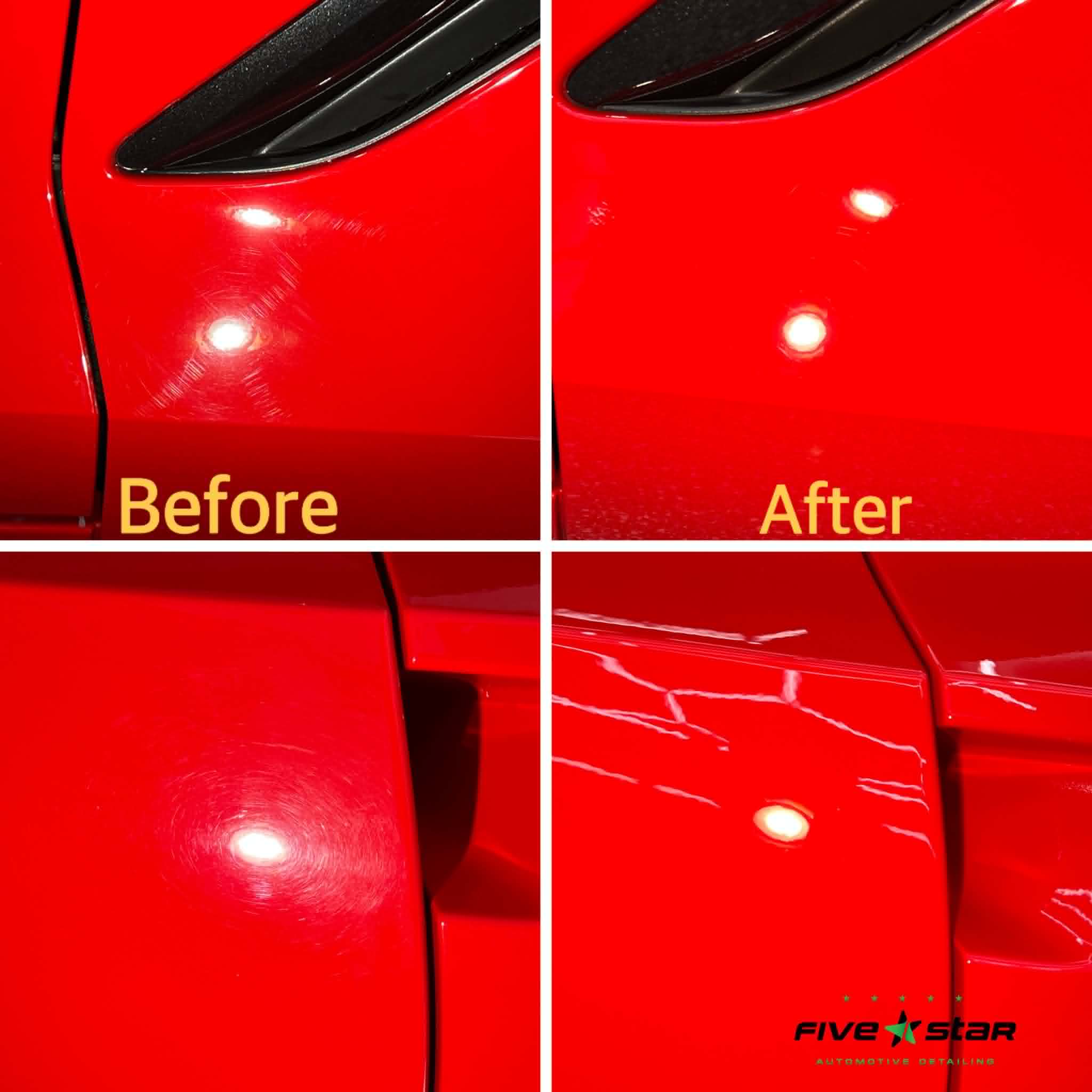 Premium vehicle detailing completed by Five Star Automotive Detailing in the Rochester Minnesota area
