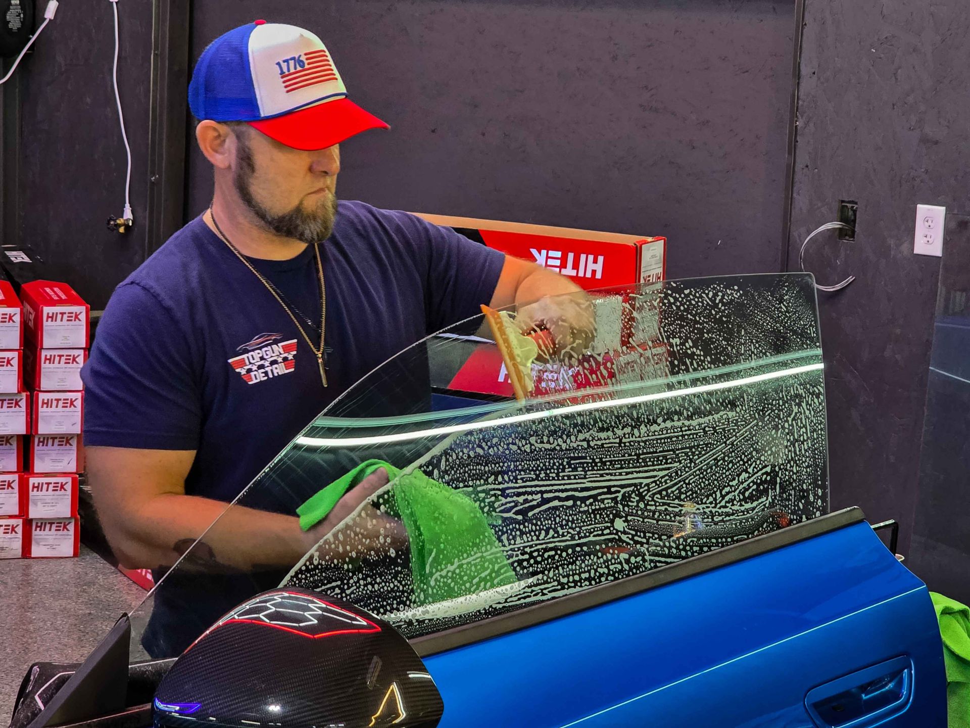 Premium vehicle detailing completed by Top Gun Detail in Wyoming