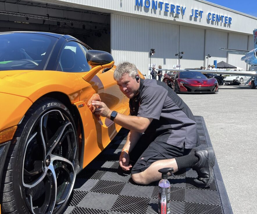 Professional paint correction service performed by CT Detailing Services