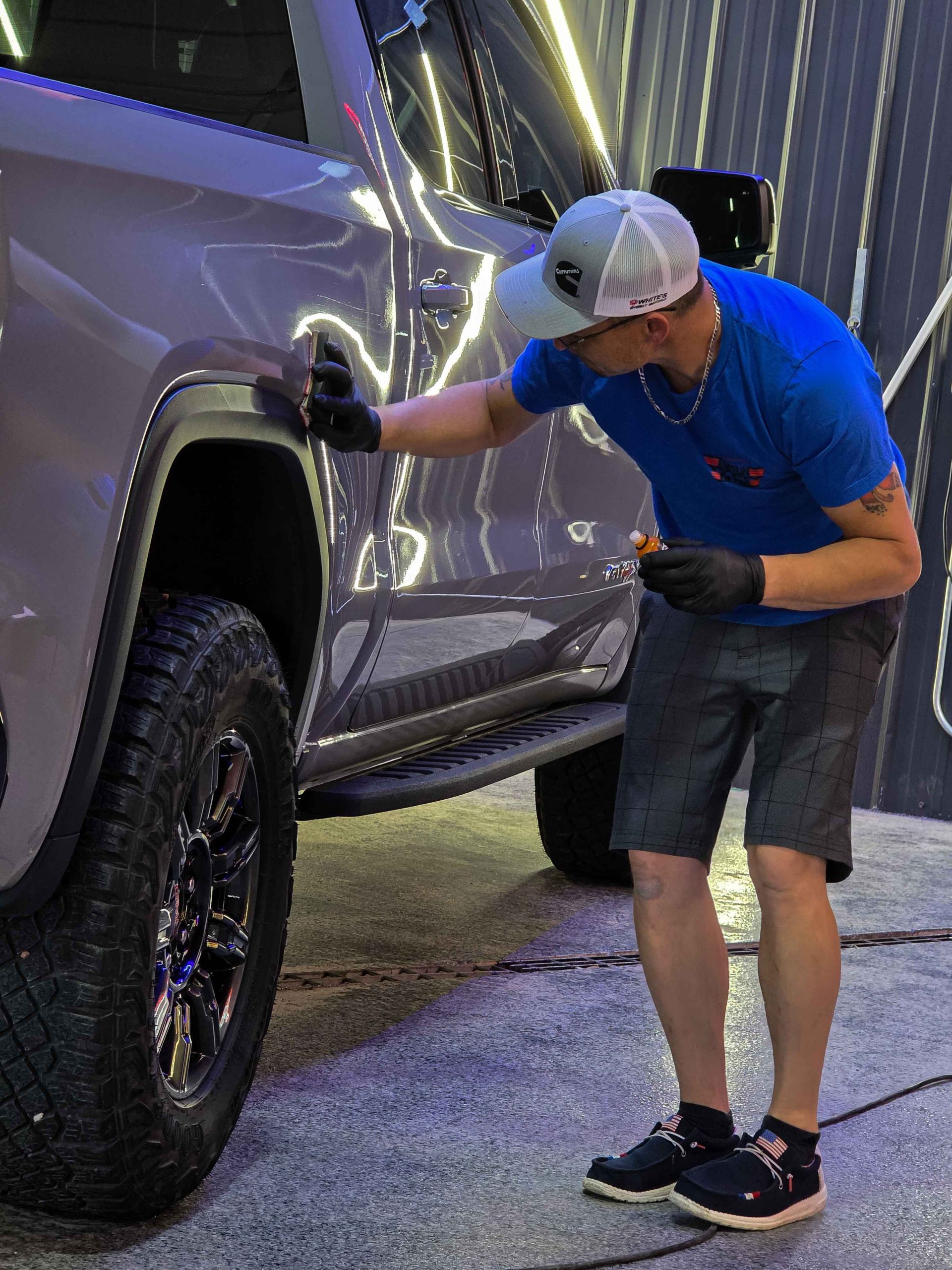 Paint protection and ceramic coating installation by Top Gun Detail