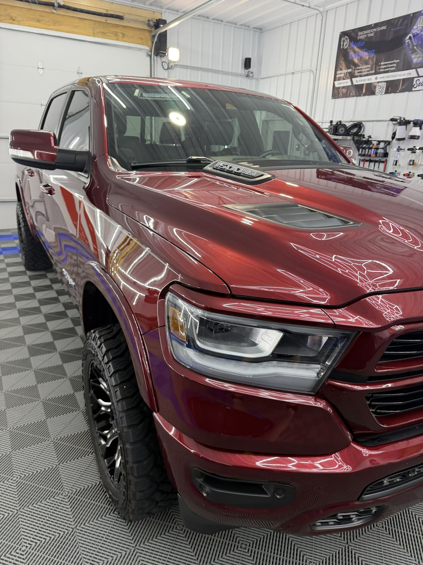 Professional ceramic coating project completed by Porters Detailing in Grant Park Illinois