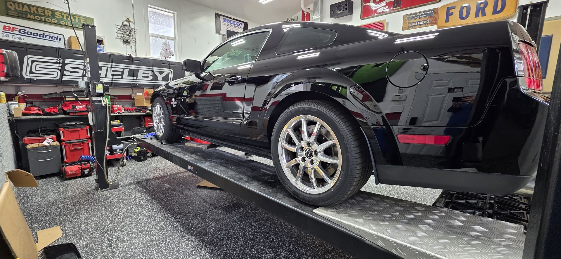 Paint enhancement and ceramic coating installation by CME Shine Detailing