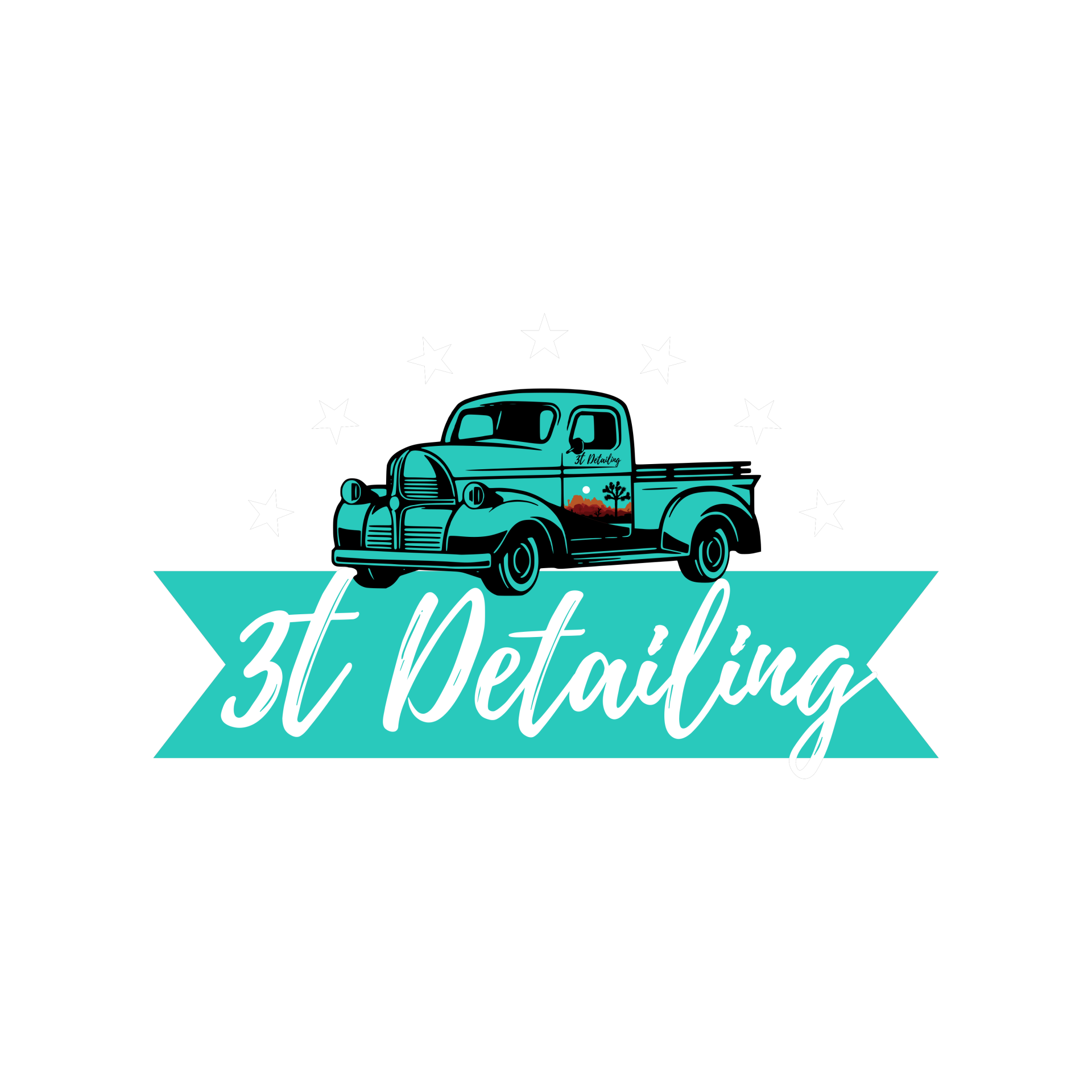 3T Detailing logo in Kenai Alaska