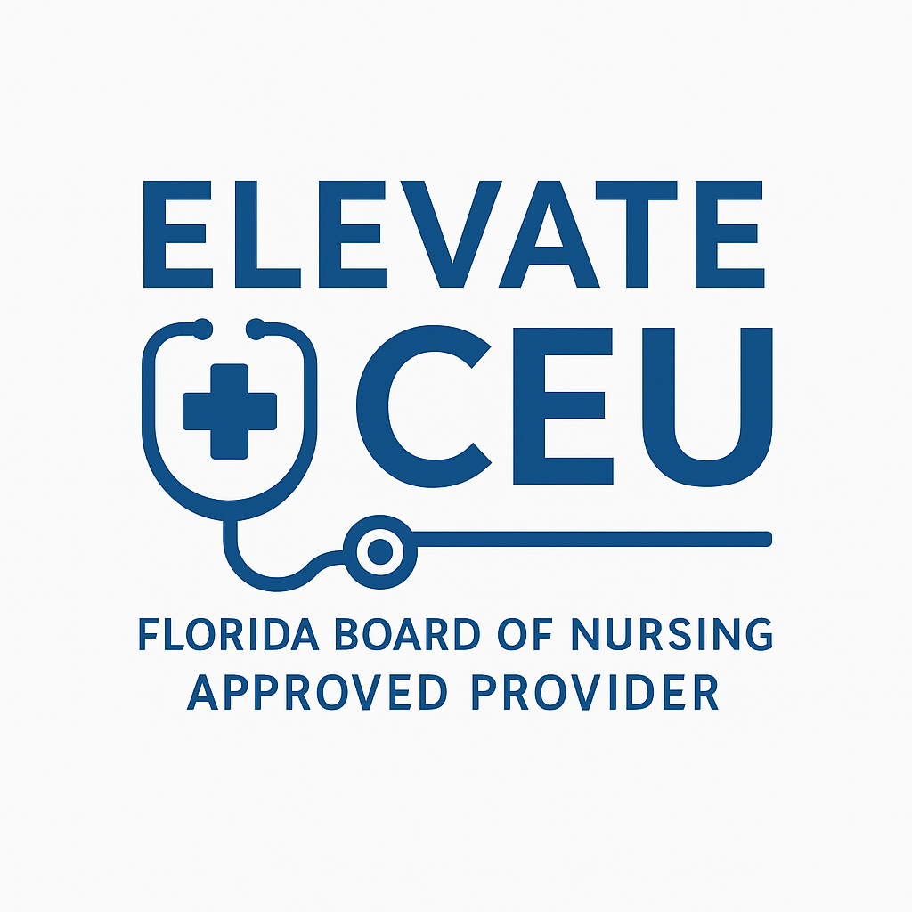 Elevate CEU-Florida Board of Nursing Approved Provider