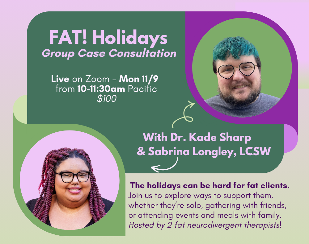 LIVE: FAT! Holidays Group Case Consultation promo image