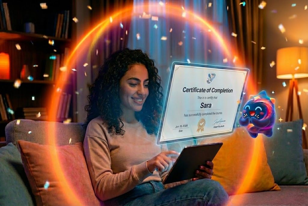 شهادة اتمام الدورة