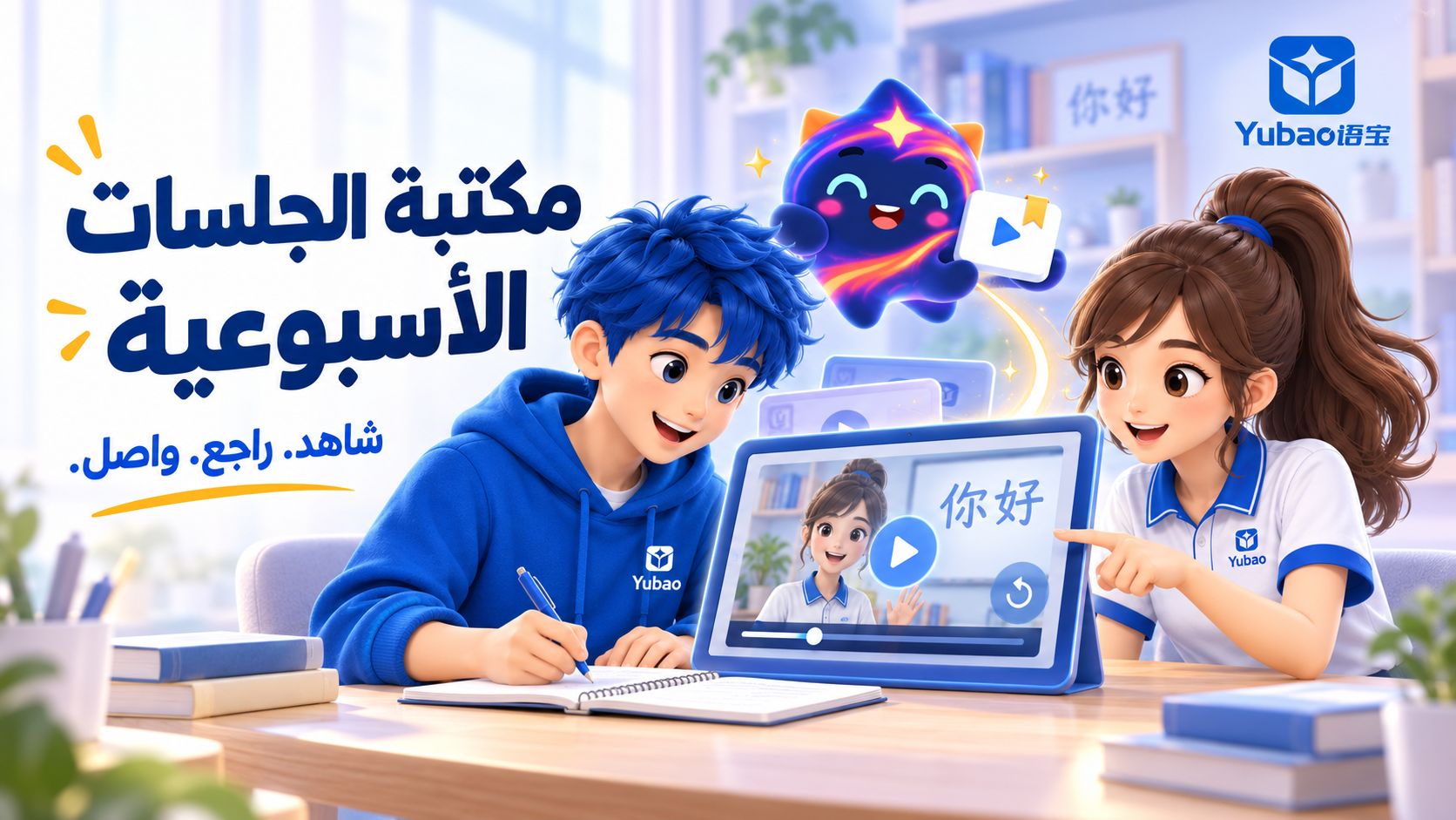 مكتبة الجلسات الأسبوعية مع شخصيات يو باو