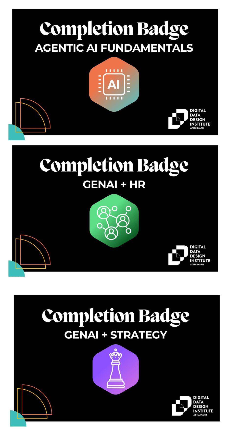 Diverse Zertifikate der Harvard Business School