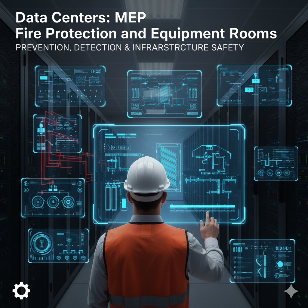 Data Centers: MEP Fire Protection and Equipment Rooms - (FPE)