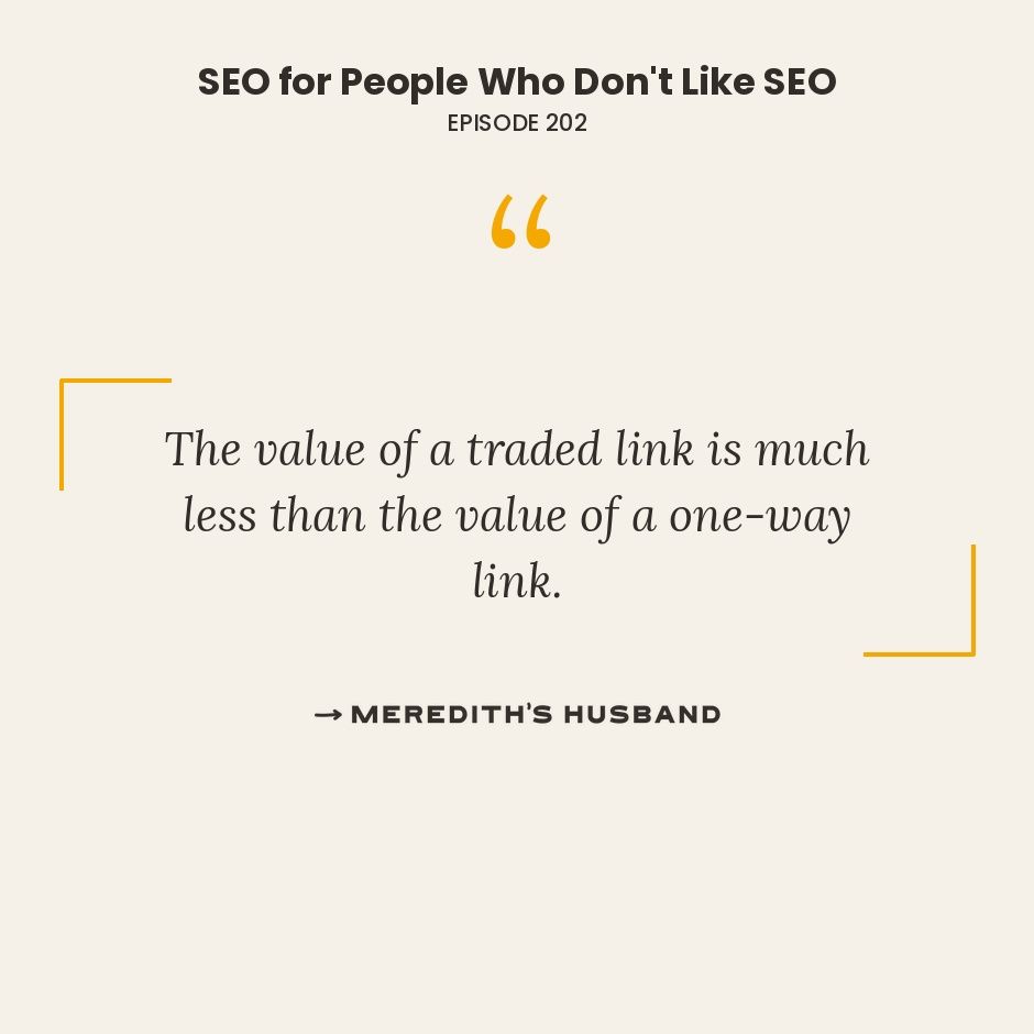 The value of a traded link is much less than the value of a one-way link.